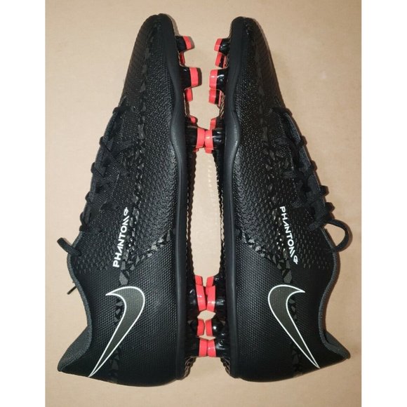 NIKE PHANTOM GT CLUB BLACK SOCCER CLEATS Men's Size 9 NEW - Picture 10 of 16